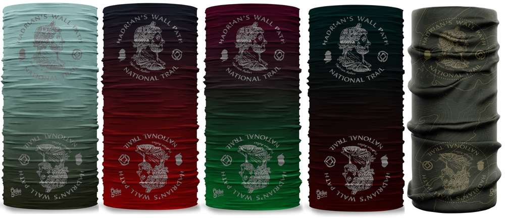 Hadrian's Wall Path Eco Bandana 100% Recycled SPF30