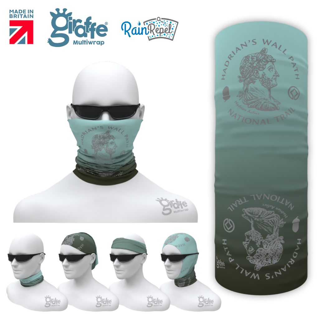 Hadrian's Wall Path Eco Bandana 100% Recycled SPF30 - Image 2