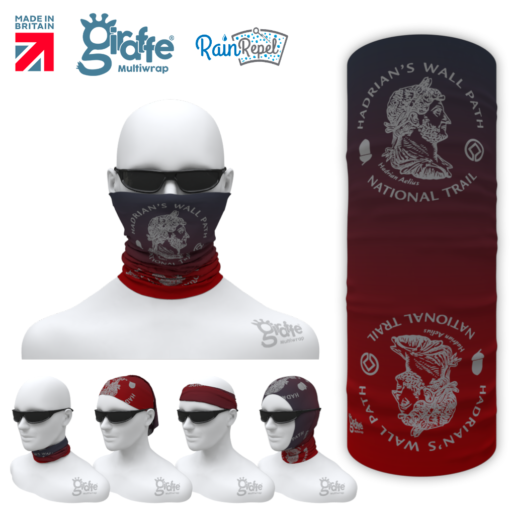 Hadrian's Wall Path Eco Bandana 100% Recycled SPF30 - Image 4