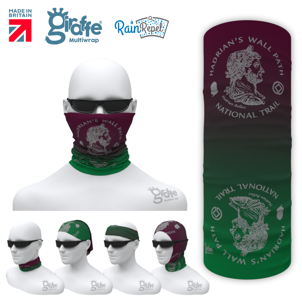 Hadrian's Wall Path Eco Bandana 100% Recycled SPF30 - Image 7