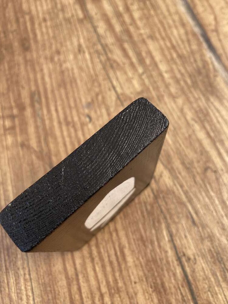 Hand Painted Acorn on Recycled Wood 7x8cm - Image 5