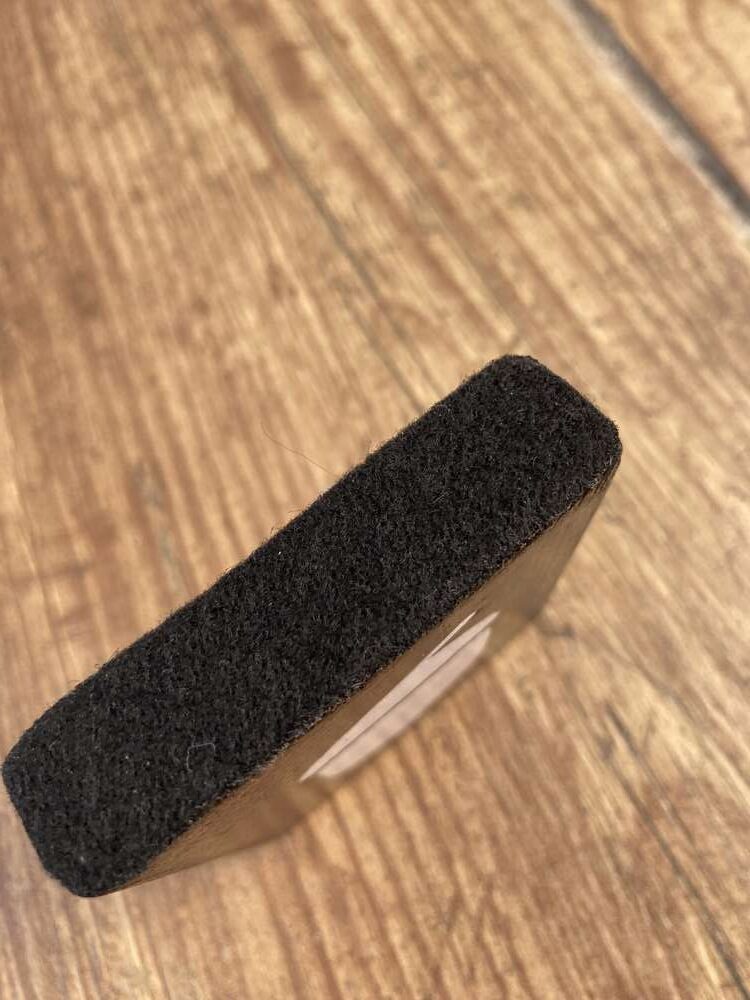 Hand Painted Acorn on Recycled Wood 7x8cm - Image 4